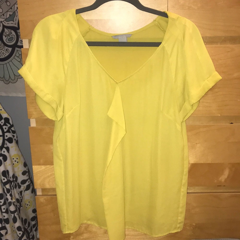 Yellow blouse